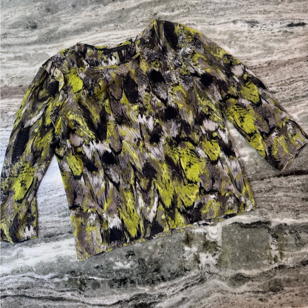 BCBGMaxAzria Multicolor Abstract Top - Picture 2 of 4